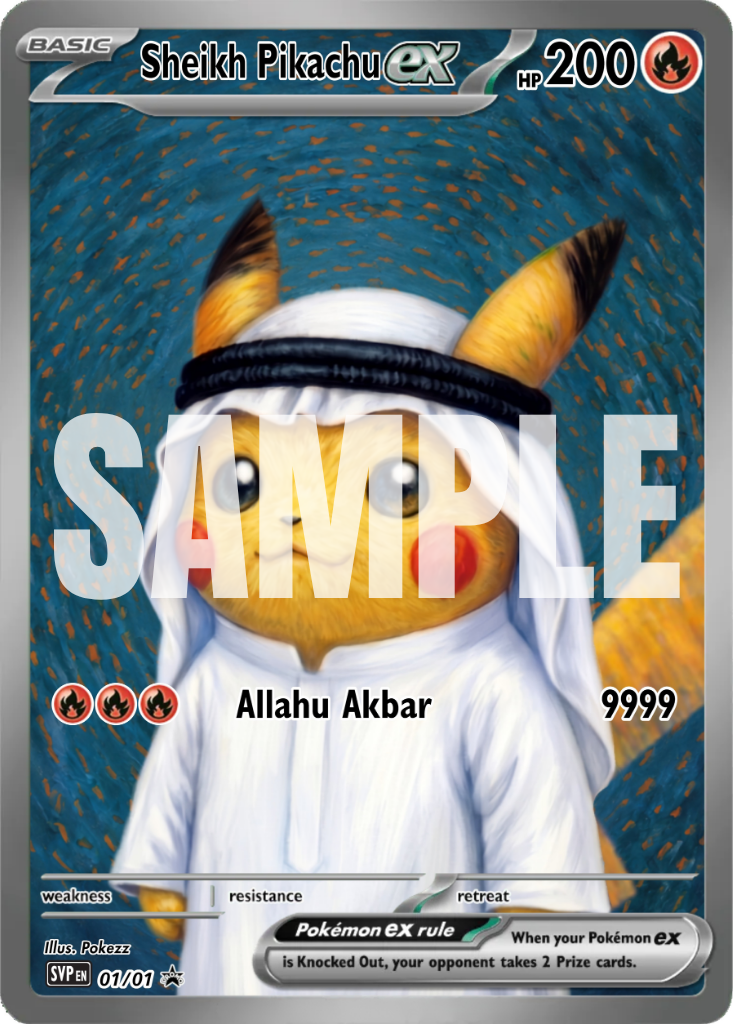 Sheikh Pikachu - Thẻ Custom